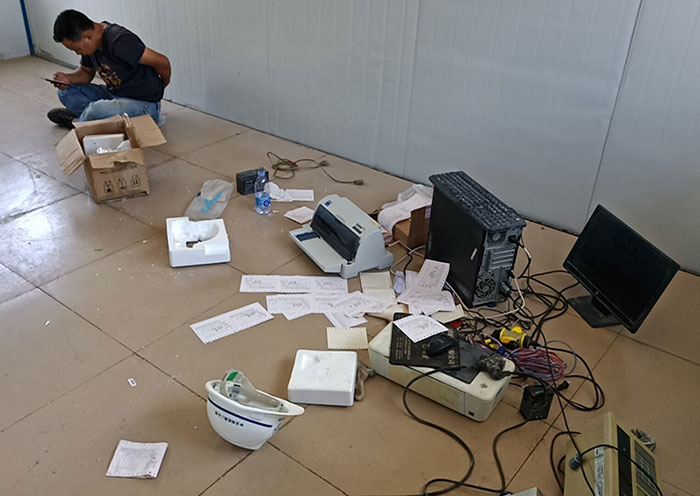 中交四航局廣連高速九經理部新田攪拌站